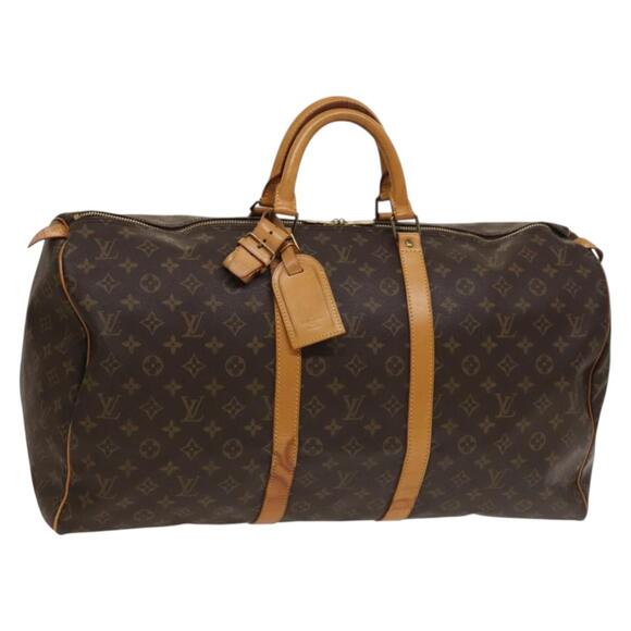 LOUIS VUITTON Monogram Keepall 55 Boston Bag M41424 - Picture 1 of 16